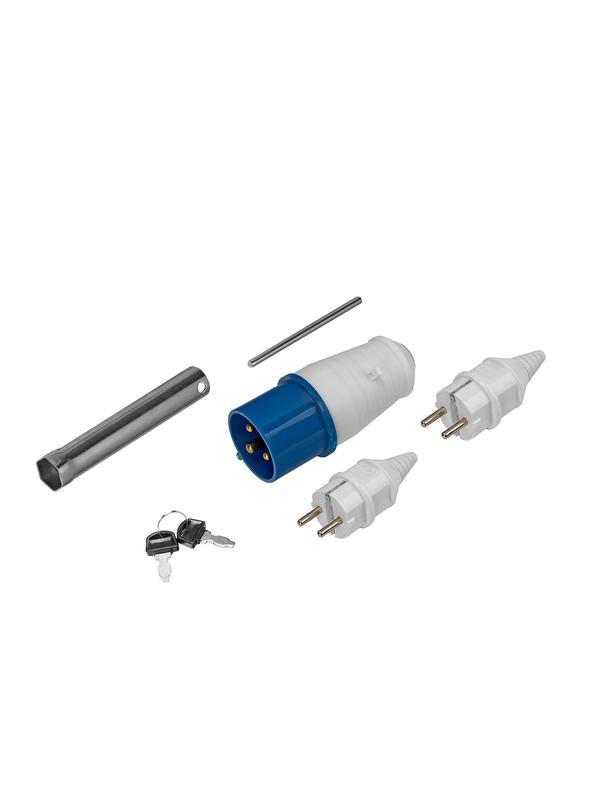 Генератор бензиновый БС-6500Э, 5.5 кВт, 230В, четырехтактный, 25 л, электростартер Сибртех