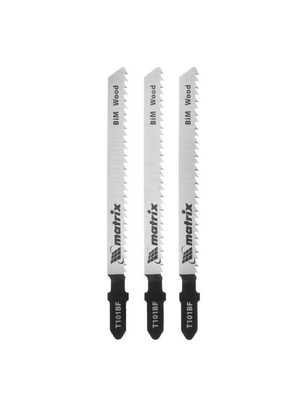 Полотна для электролобзика по дереву, 3 шт, T101BF, 75 x 2.5 мм, Bimetal Matrix Professional