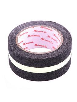 Лента клейкая противоскользящая, c фотолюминисцентной полосой 50 мм x 5 м Matrix