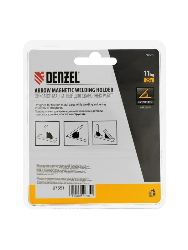 Фиксатор магнитный для сварочных работ, усилие 25 Lb Denzel