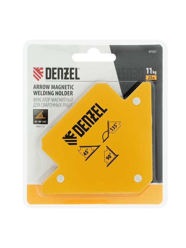 Фиксатор магнитный для сварочных работ, усилие 25 Lb Denzel