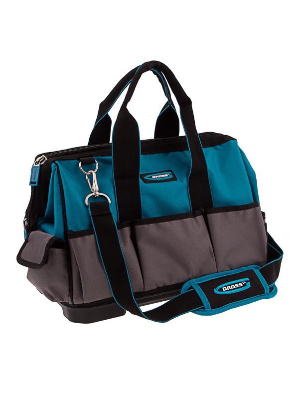 Сумка для инструмента HanD Werker, 26 карманов, дно пластик, наплечный ремень, 400 х 225 х 310 мм Gross