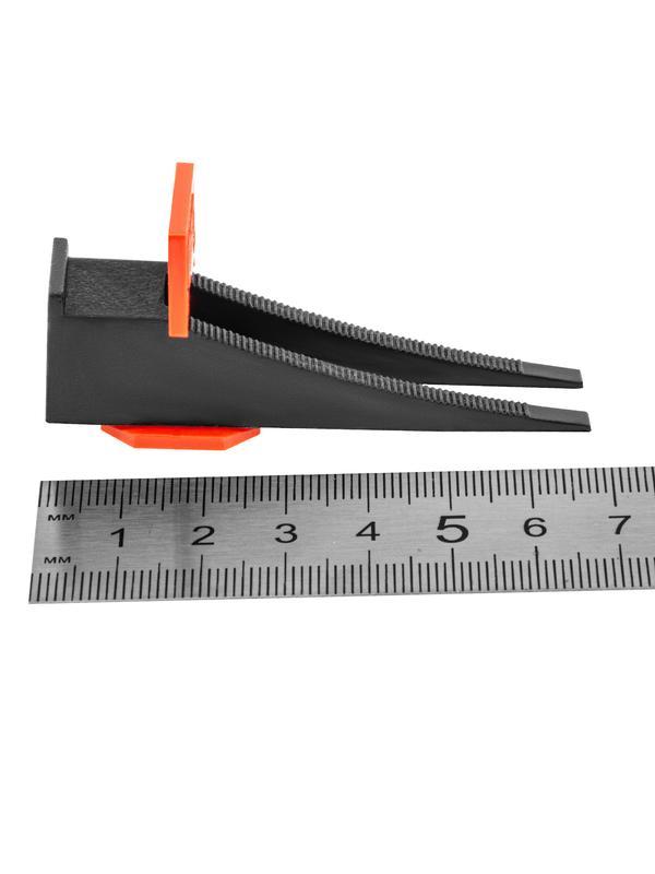 Система выравнивания плитки (СВП), комплект: зажимы, клинья (40/40 шт) в пакете Сибртех