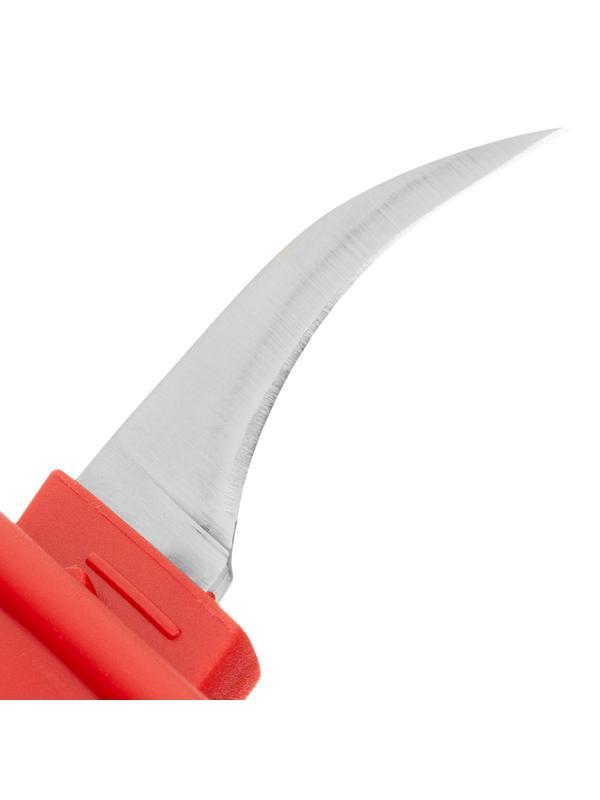 Нож диэлектрический до 1000 В, серповидная рабочая кромка полотна Сибртех