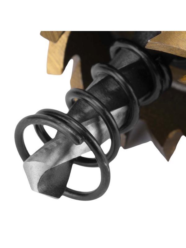 Коронка по металлу HSS, 20 мм, нитридтитановое покрытие Denzel