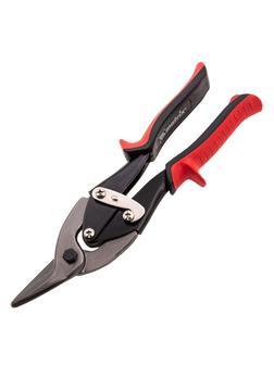 Ножницы по металлу, 250 мм, левые, обрезиненные рукоятки Matrix