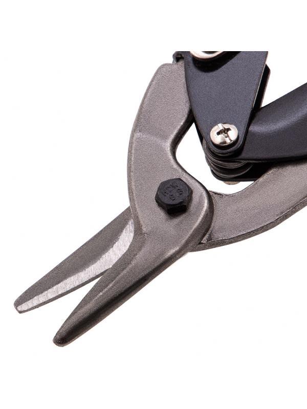 Ножницы по металлу, 250 мм, левые, обрезиненные рукоятки Matrix