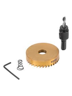 Коронка по металлу HSS, 60 мм, нитридтитановое покрытие Denzel