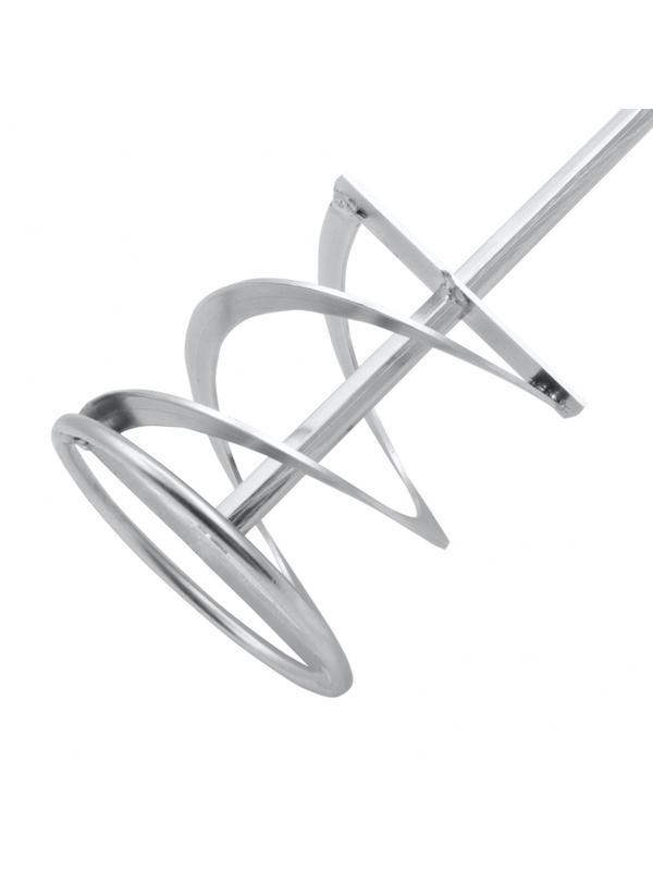 Миксер для красок и штукатурных смесей, 100 х 600 мм, оцинкованный, шестигранный хвостовик 10мм Denzel