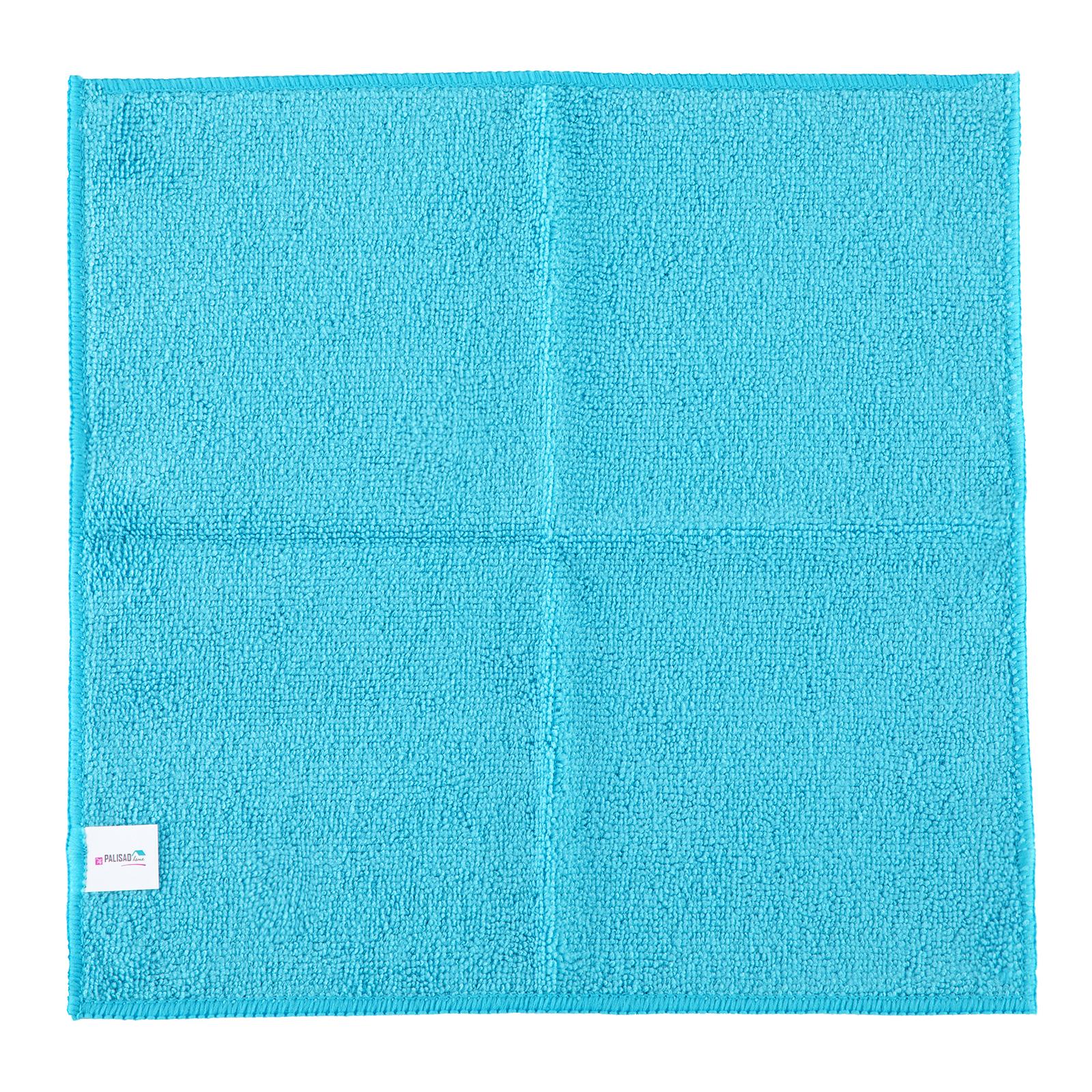 Салфетка универсальная из микрофибры 300 x 300 мм, голубая, Home Palisad