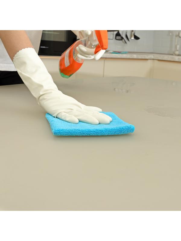 Салфетка универсальная из микрофибры 300 x 300 мм, голубая, Home Palisad