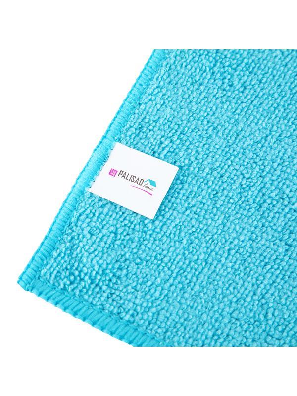 Салфетка универсальная из микрофибры 300 x 300 мм, голубая, Home Palisad
