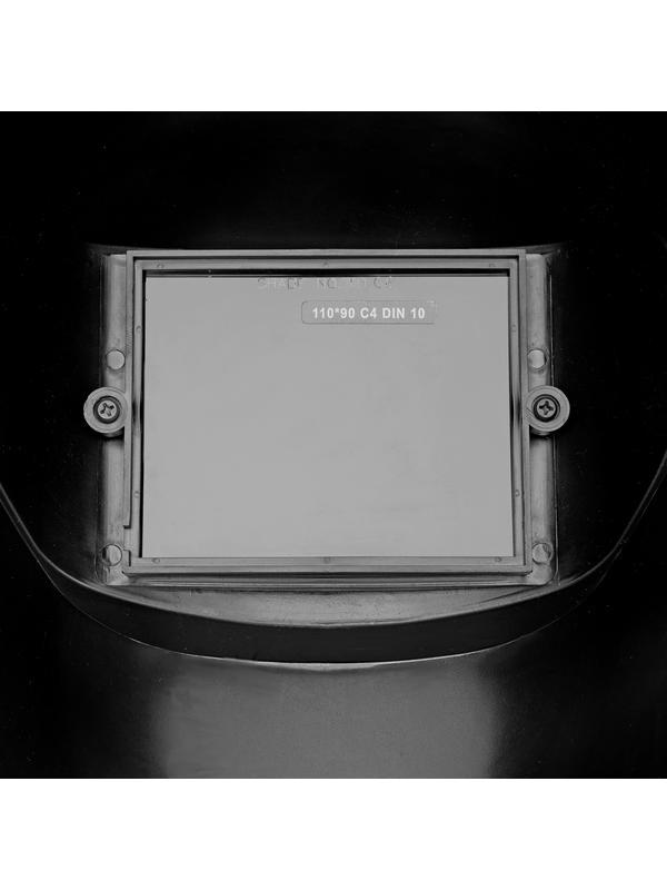 Маска сварщика ЕВРО, пластик, стекло 110 х 90 мм, ГОСТ Р 12.4.238-2007 Россия Сибртех