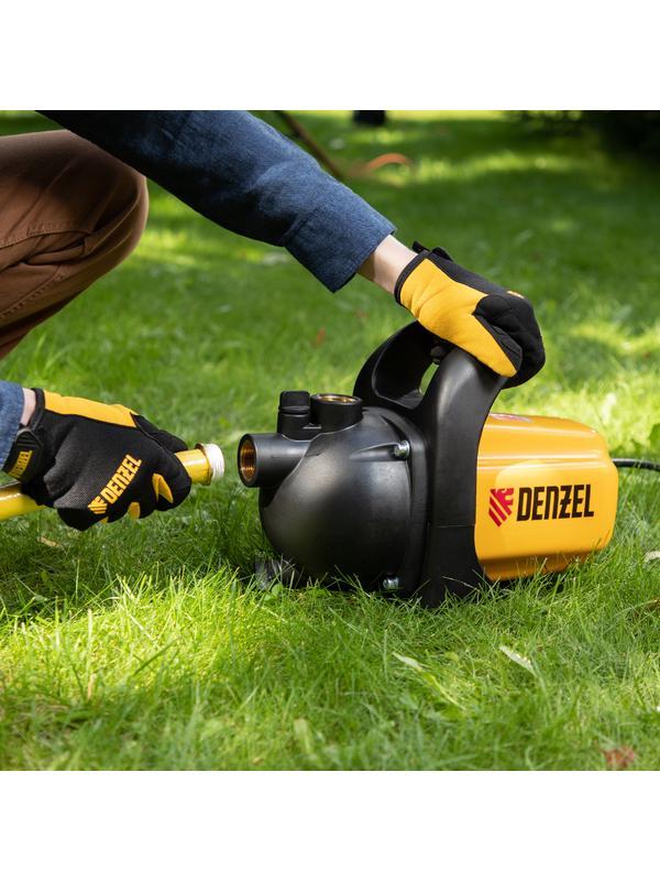 Садовый поверхностный насос GP 600, 600 Вт, 3000 л/ч, подъем 35 м, пластик Denzel