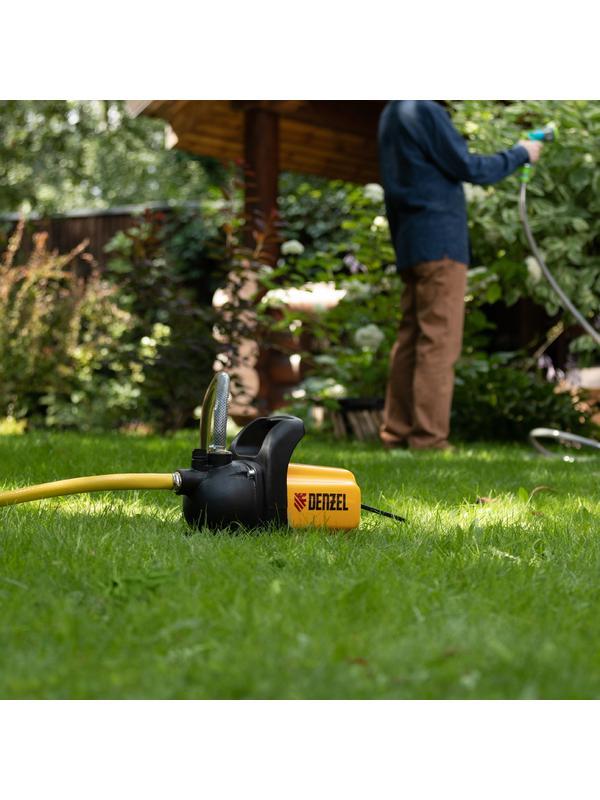 Садовый поверхностный насос GP 600, 600 Вт, 3000 л/ч, подъем 35 м, пластик Denzel