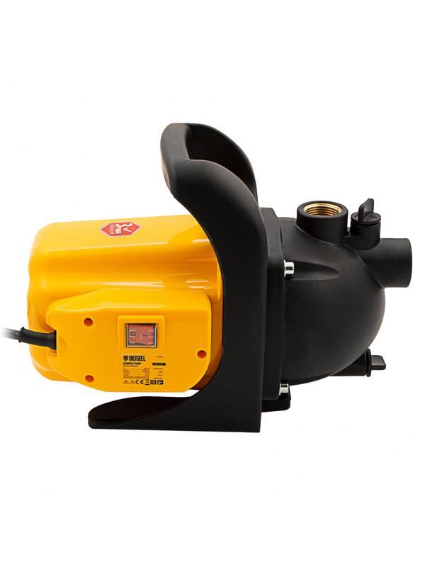 Садовый поверхностный насос GP 600, 600 Вт, 3000 л/ч, подъем 35 м, пластик Denzel