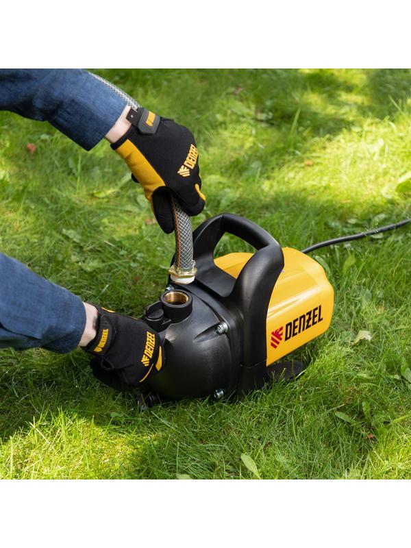 Садовый поверхностный насос GP 600, 600 Вт, 3000 л/ч, подъем 35 м, пластик Denzel