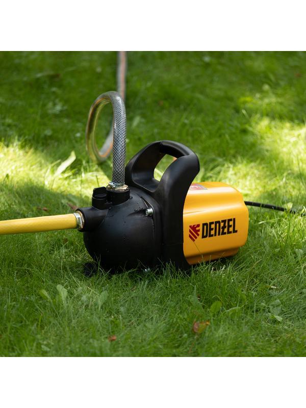 Садовый поверхностный насос GP 600, 600 Вт, 3000 л/ч, подъем 35 м, пластик Denzel