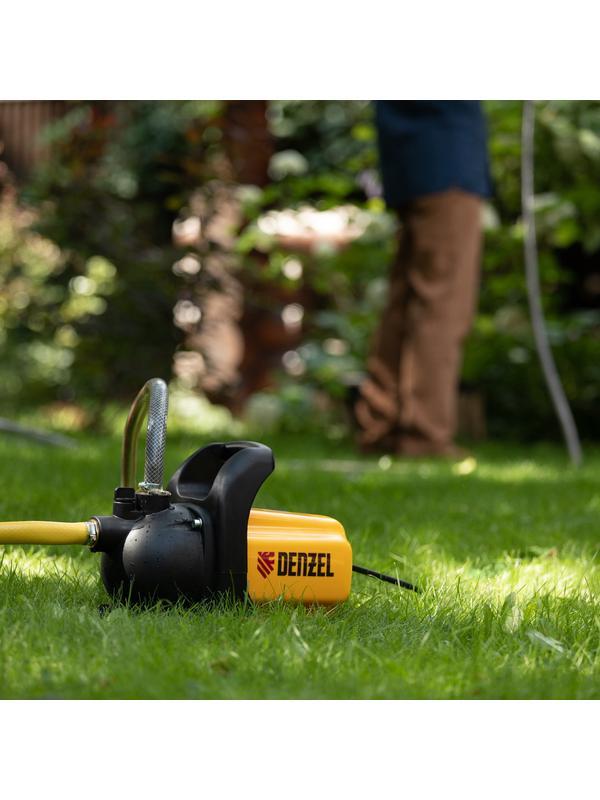 Садовый поверхностный насос GP 600, 600 Вт, 3000 л/ч, подъем 35 м, пластик Denzel