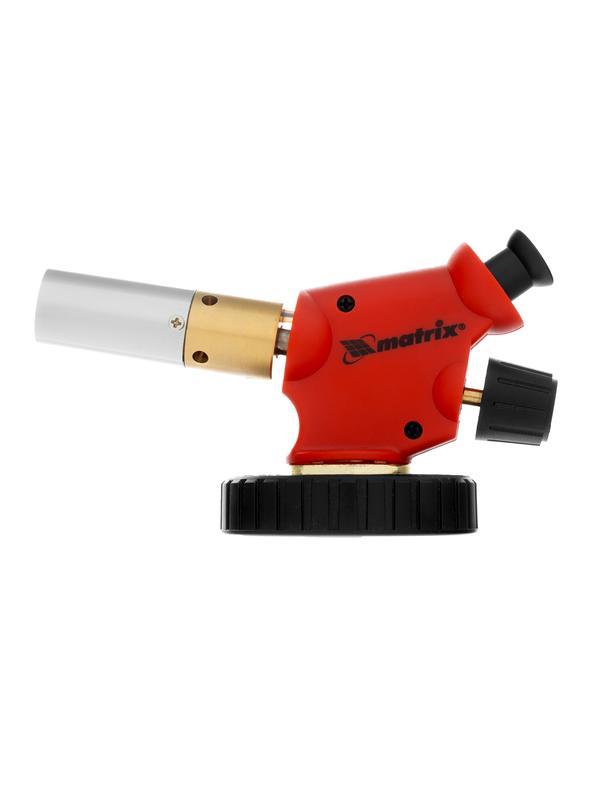 Профессиональная горелка на бутановый баллон, пьезоподжиг, расширенное сопло Matrix