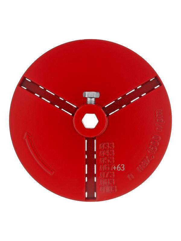 Державка для кольцевых коронок, 33-43-53-63-67-73-83-103 мм Matrix