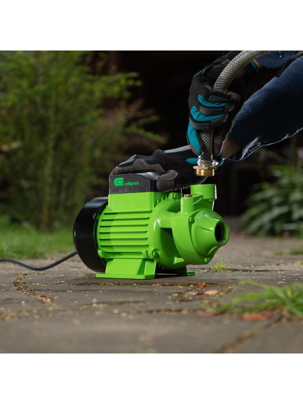 Садовый поверхностный насос СПН370-Ч, 370 Вт, напор 25 м, 1700 л/ч, чугун Сибртех