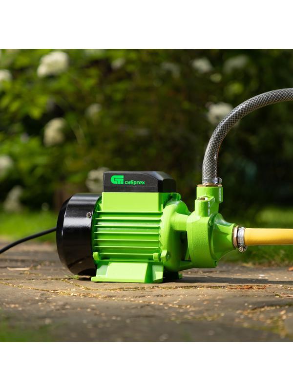 Садовый поверхностный насос СПН370-Ч, 370 Вт, напор 25 м, 1700 л/ч, чугун Сибртех