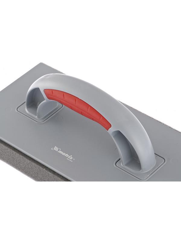 Терка пластмассовая, губчатое покрытие 30 мм, 270 x 130 мм, двухкомпонентная ручка Matrix