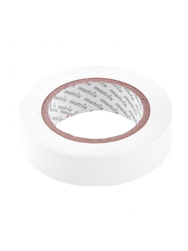 Изолента ПВХ, 15 мм х 10 м, белая, 150 мкм Matrix