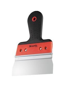 Шпатель фасадный из нержавеющей стали, 150 мм, узкое полотно, двухкомпонентная ручка Matrix