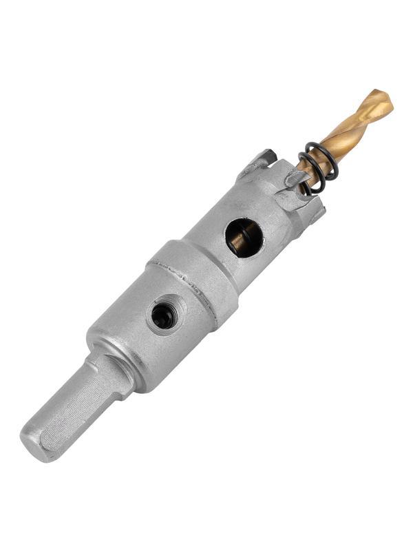 Коронка по металлу твердосплавная, 19 мм Denzel