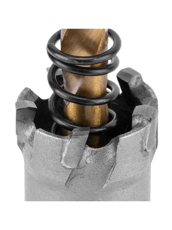 Коронка по металлу твердосплавная, 19 мм Denzel