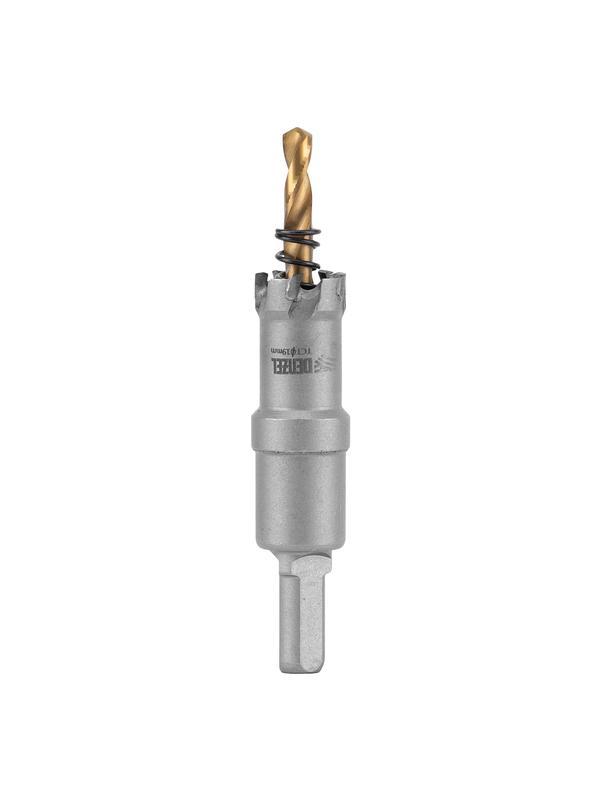 Коронка по металлу твердосплавная, 19 мм Denzel