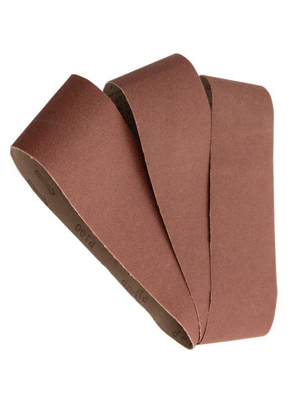 Лента абразивная бесконечная, P 100, 100 х 610 мм, 3 шт Matrix