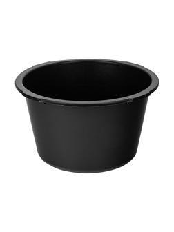 Таз круглый строительный, черный, 30 л, Россия Сибртех