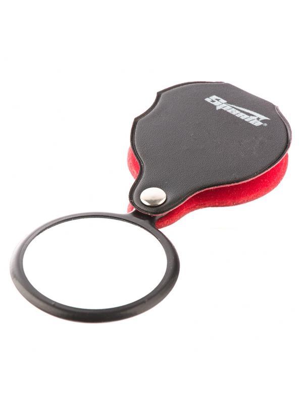 Лупа 2.5 кратная, D 50 мм, складная карманная Sparta