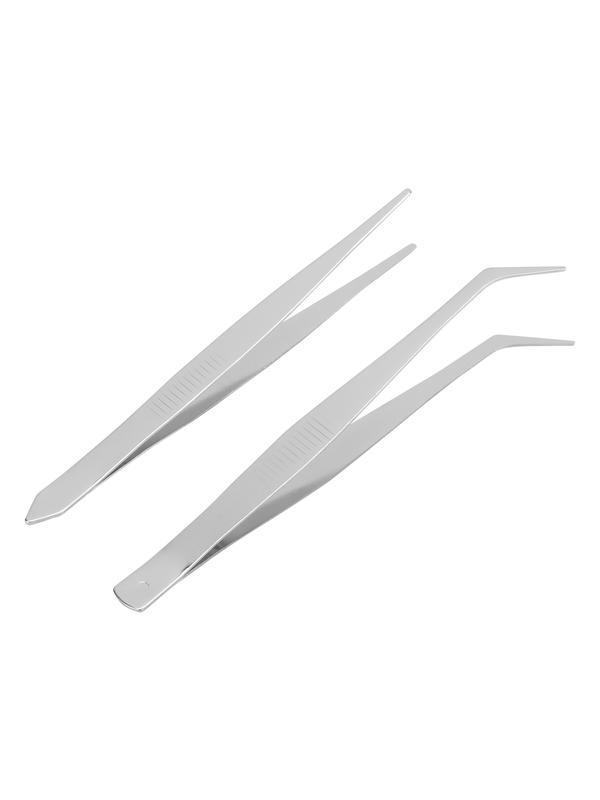 Набор пинцетов из нержавеющей стали, 2 шт, Sparta
