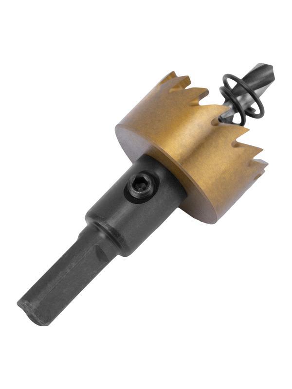 Коронка по металлу HSS, 26 мм, нитридтитановое покрытие Denzel