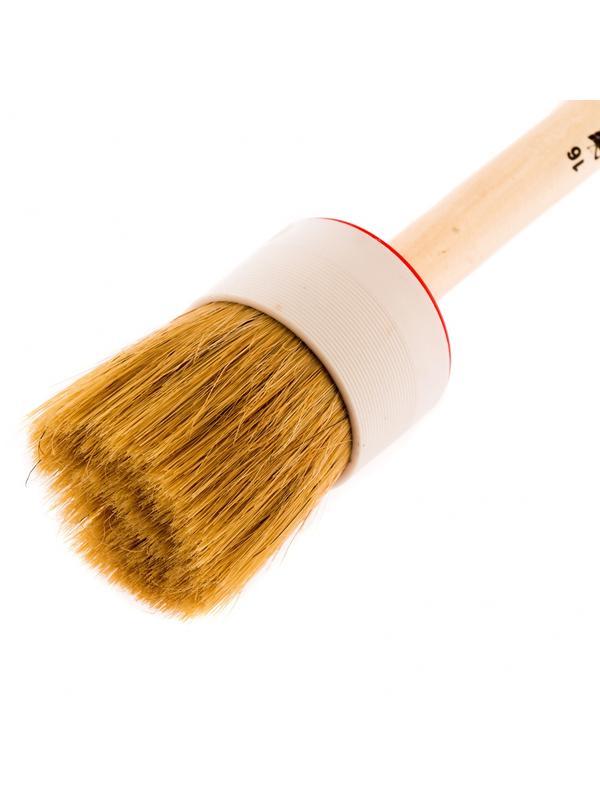 Кисть круглая №16 (55 мм), натуральная щетина, деревянная ручка MTX