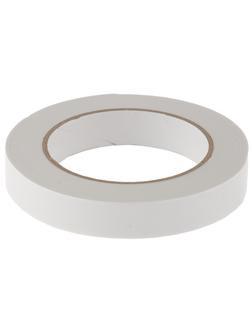 Лента клейкая на вспененной основе, двусторонняя белая 19 мм х 5 м Matrix