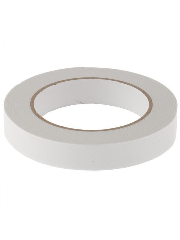 Лента клейкая на вспененной основе, двусторонняя белая 19 мм х 5 м Matrix
