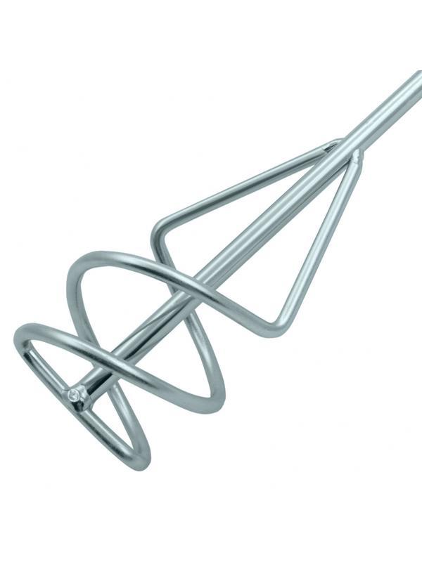 Миксер для песчано-гравийных смесей, 80 х 450 мм, оцинкованный, хвостовик SDS Plus Denzel