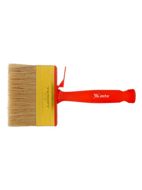 Кисть-ракля, 30 х 100 мм, натуральная щетина, пластмассовый корпус, пластмассовая ручка MTX