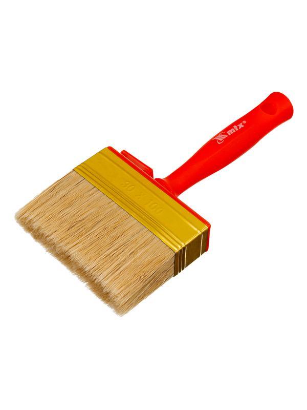 Кисть-ракля, 30 х 100 мм, натуральная щетина, пластмассовый корпус, пластмассовая ручка MTX