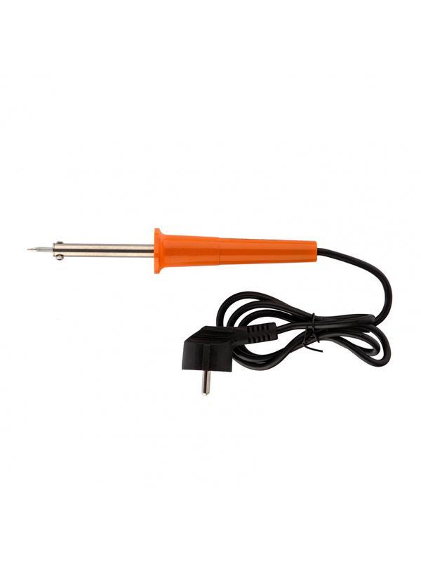 Набор для пайки, 5 предметов: паяльник 30 Вт, подставка, жало, паста, припой Sparta