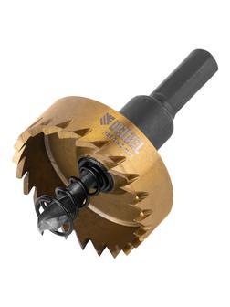 Коронка по металлу HSS, 40 мм, нитридтитановое покрытие Denzel