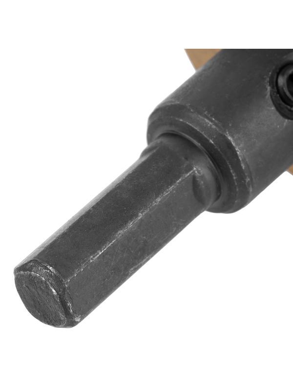 Коронка по металлу HSS, 40 мм, нитридтитановое покрытие Denzel