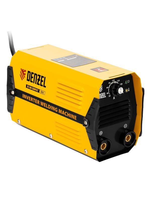 Аппарат инверторный дуговой сварки DS-180 Compact, 180 А, ПВ 70%, диаметр электрода 1.6-4 мм Denzel