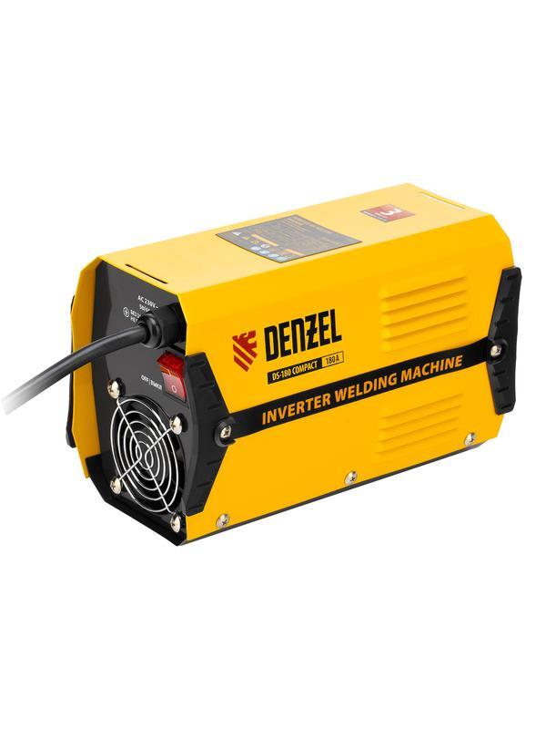 Аппарат инверторный дуговой сварки DS-180 Compact, 180 А, ПВ 70%, диаметр электрода 1.6-4 мм Denzel