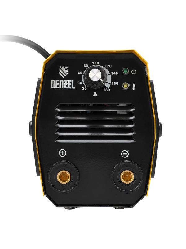 Аппарат инверторный дуговой сварки DS-180 Compact, 180 А, ПВ 70%, диаметр электрода 1.6-4 мм Denzel
